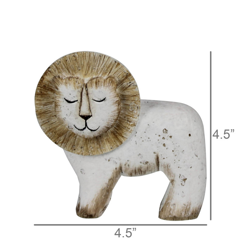 Lion, bois