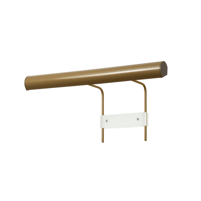 ArtLight Hardwire, 120V Input Triac/ELV/0-10V Dimmable LED Wall Mounted Picture Light, Gold Powder Coat, 3000K