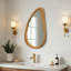 Miroir mural irrégulier