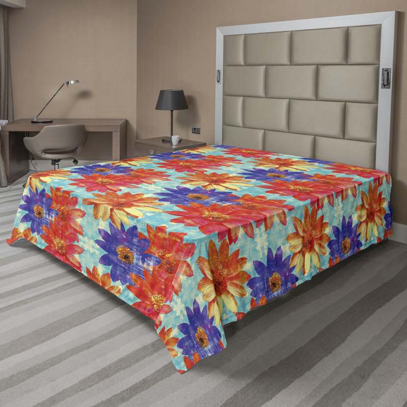 Drap plat Ambesonne, Drap plat pour très grand lit californien