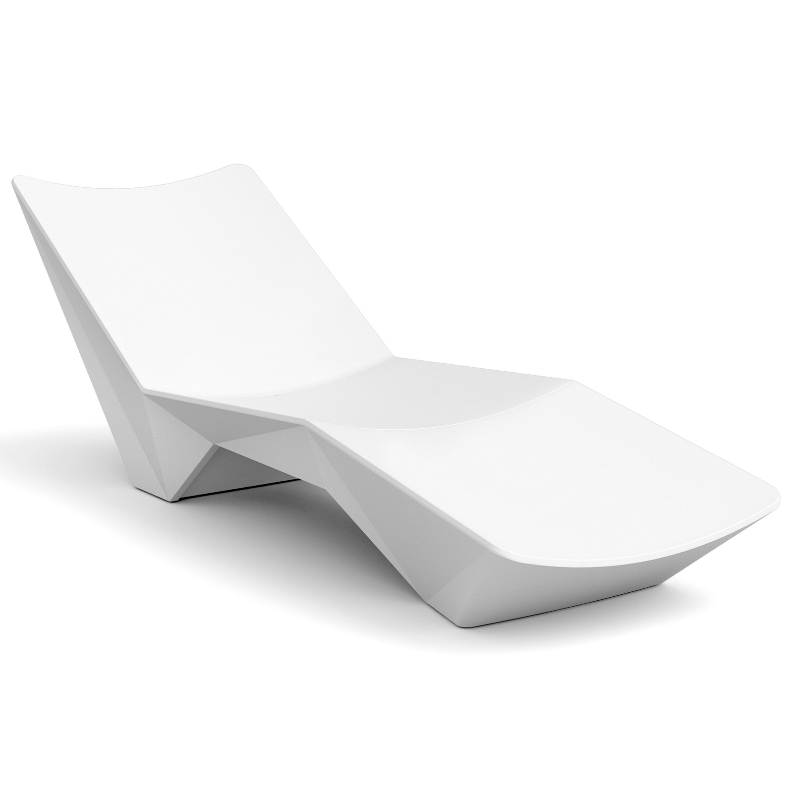In-Pool UV Resistant and Waterproof Chaise Lounge, 1, White