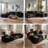 High-Resilience Boneless Sponge Sofa With 30 Density, Double-Layer Cloud-Like Cushions, Multiple Combination Options, No Installation Required-1037559756