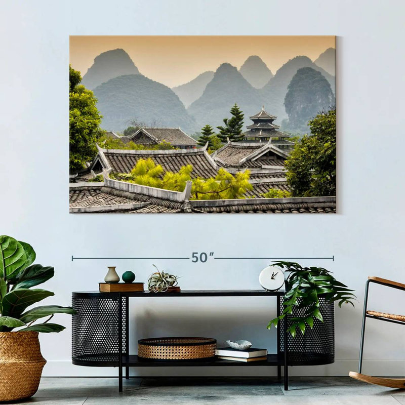 Adella Chinese Buddhist Temple, 34" H x 51" W