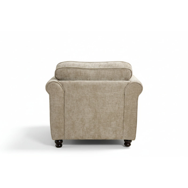 Baldemar Upholstered Armchair, Beige