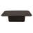 Odin Cocktail Table In Modern Charred Ember Finish On Mango Solid Wood