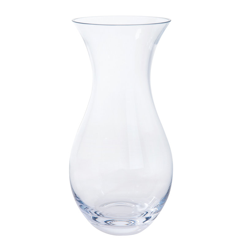Dartington Crystal Flower Garden Table Vase, 29cm H x 15cm W x 15cm D