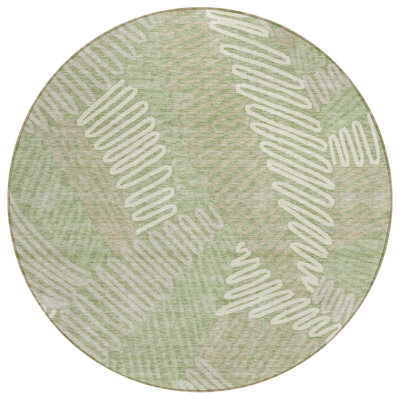 Tapis intérieur / extérieur Lamanna avec envers antidérapant