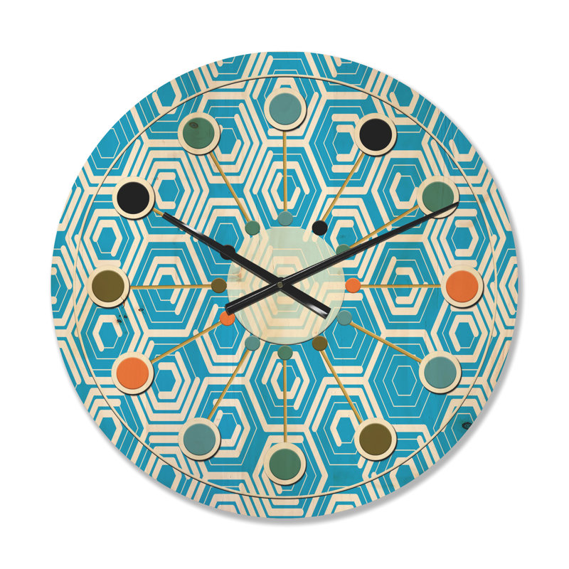 Solid Wood Wall Clock, Medium
