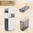 4-Tier Narrow Bathroom Storage Cabinet with Drawers Tissue Box Wheels for Kitchen