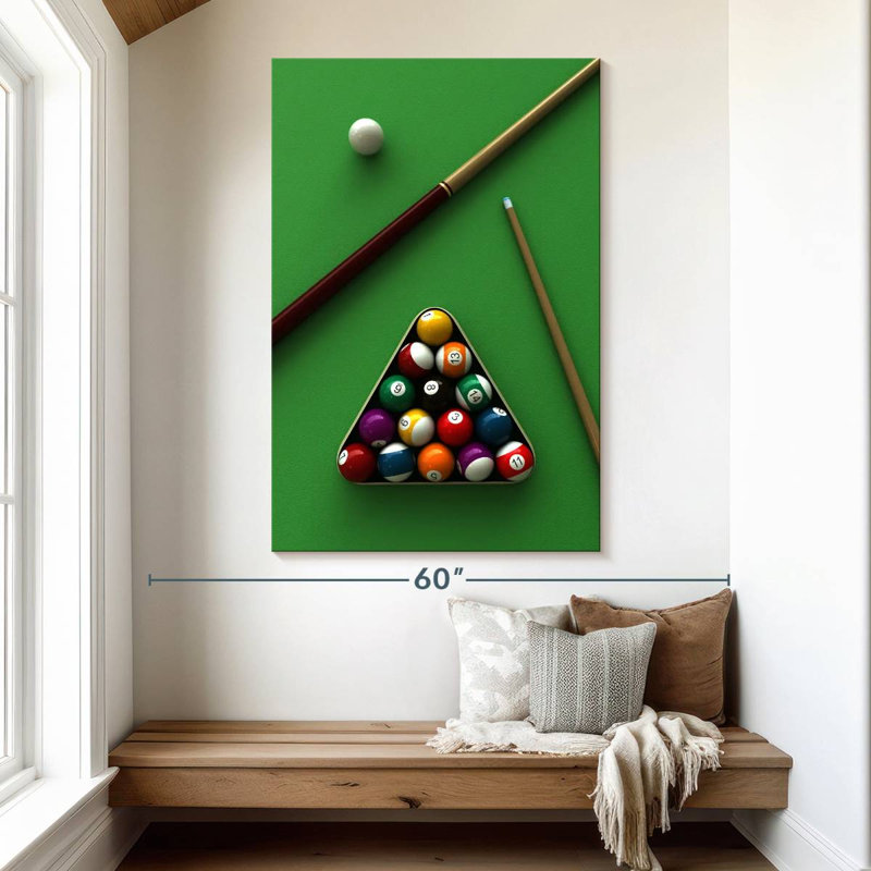 Équipement de jeu de billard Senne, H 51 po x l 34 po