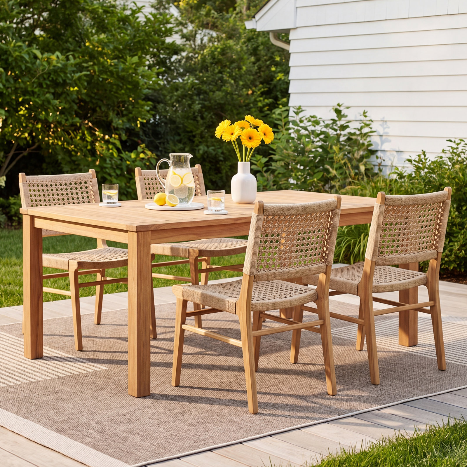 Sylva 72'' Teak Outdoor Dining Table