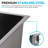 18"L × 18"W Undermount Stainless Steel Bar Sink Single Bowl Kitchen Sink-124062873