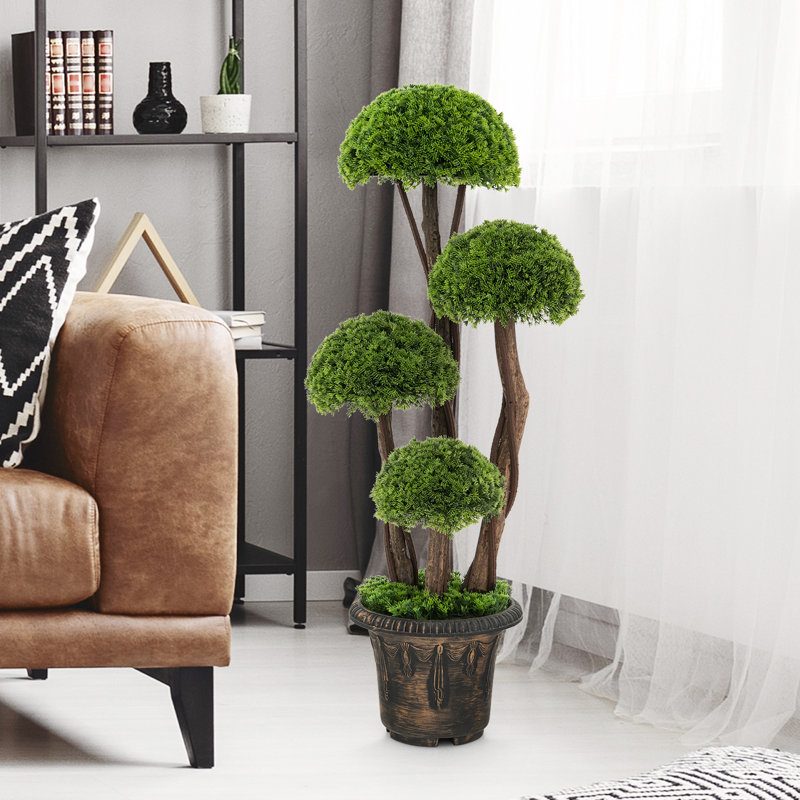 90Cm Artificial Boxwood Topiary in Planter