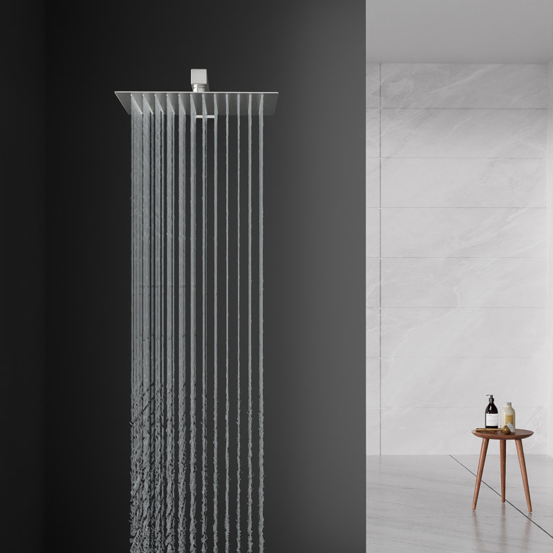 Rain Adjustable Shower Head 1.8 GPM GPM, Brushed Nickel