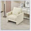 Chaise d'appoint moderne, fauteuil rembourré - style moderne, structure en bois massif-108831064