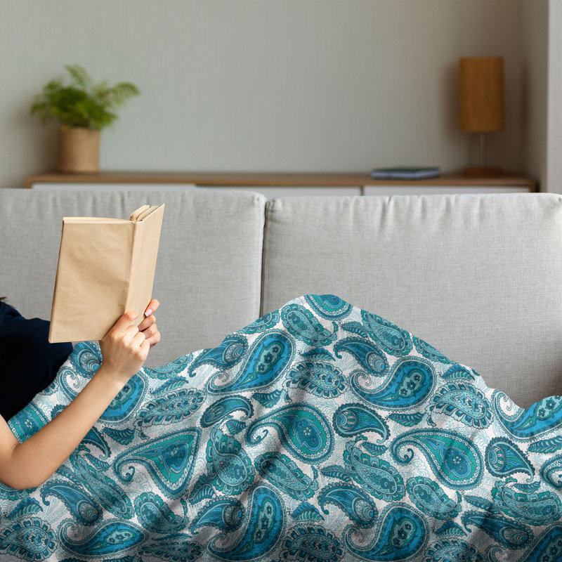 Hand Woven Throw Blanket, 60" x 80"