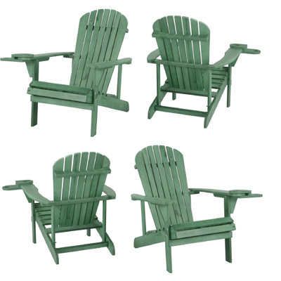 Chaise Adirondack en bois massif Barrand