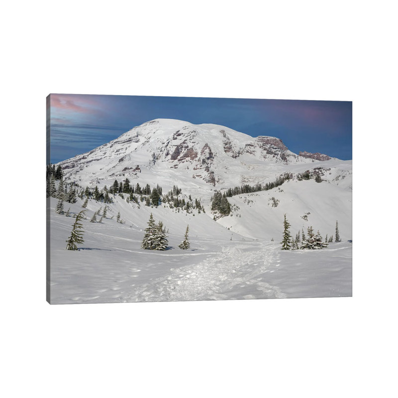 On The Trails At Mt Rainier by Louis Ruth - Wrapped Canvas Print, 66.04 cm H x 45.72 cm W x 1.91 cm D