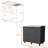 2 Oak Utility Sink Cabinet - Ample Storage For Kitchen Essentials With Convenient