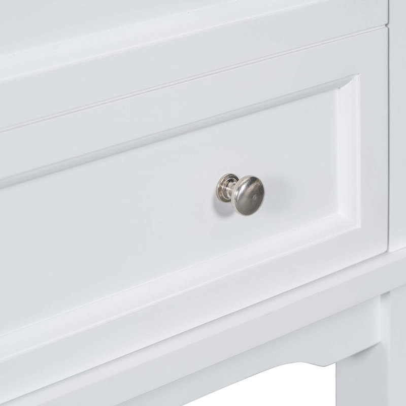 (Base Only) 24" Bathroom Vanity Without Sink, Cabinet With Drawer And Open Shelf