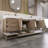 Marceia 83.4'' Double Bathroom Vanity with Acrylic Top-794744121