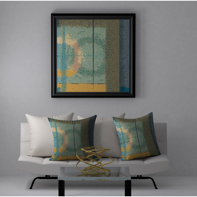 Housse de coussin décorative carrée fragrance, 18 po x 18 po