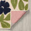 Tapis d'extérieur résistants à l'eau à motif floral tissés à plat pour patio, terrasse, porche ou entrée-578057280