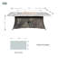 Wicker Patio Dining Set Table,