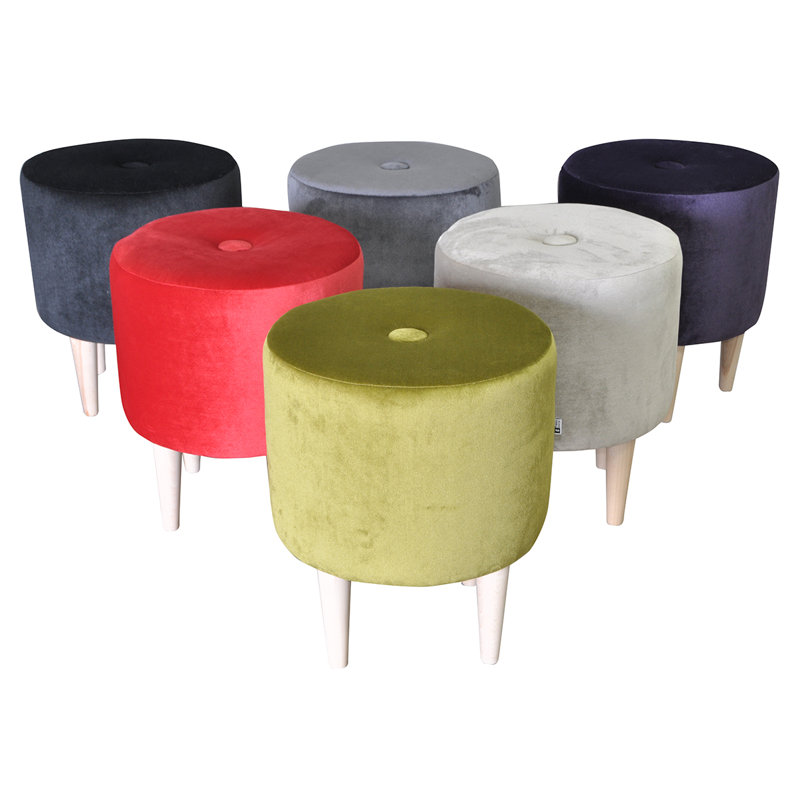 Solid + Manufactured Wood Accent Stool, Lime