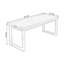 Bureau d'écriture rectangulaire en bois massif noyer-620328180