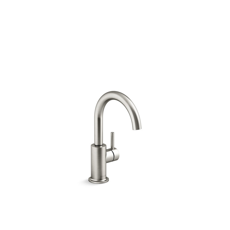 Contemporary Beverage Faucet, Vibrant Stainless