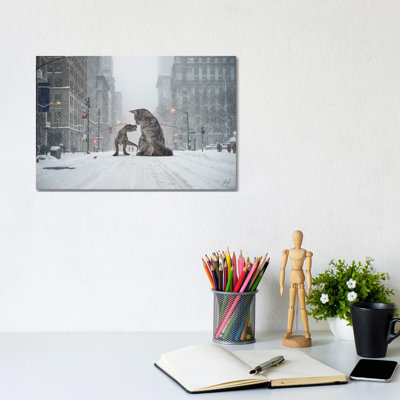 Flirting 1 Piece Wrapped Canvas Wall Art