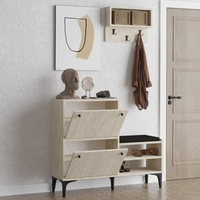 Baneen 8 Pair Shoe Storage Cabinet