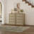Consiglia Boho-Rattan 4-Drawer Dresser, 40.5" Tall Bedroom Storage Chest for Small Spaces-282559804
