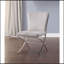 Ensemble de 2 chaises d'appoint avec siège et dossier rembourrés en velours, gris et chrome