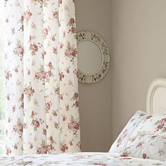 Annabella Curtain Panel, Duck Egg