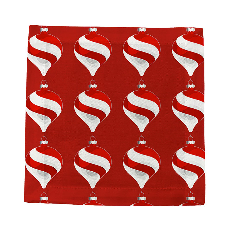 Square Napkins, Red