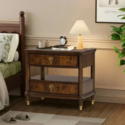 Table de chevet de style traditionnel 1pc