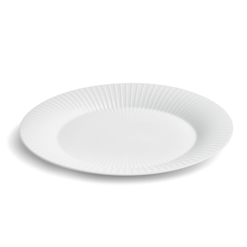 Kähler Hammershøi Porcelain Platter, 1.4" H x 10.6" W x 13.4" L