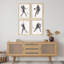 «Sports Silhouette Artwork Football Basketball Baseball Hockey Artwork Decor», 4 pièces-101520389-101520391