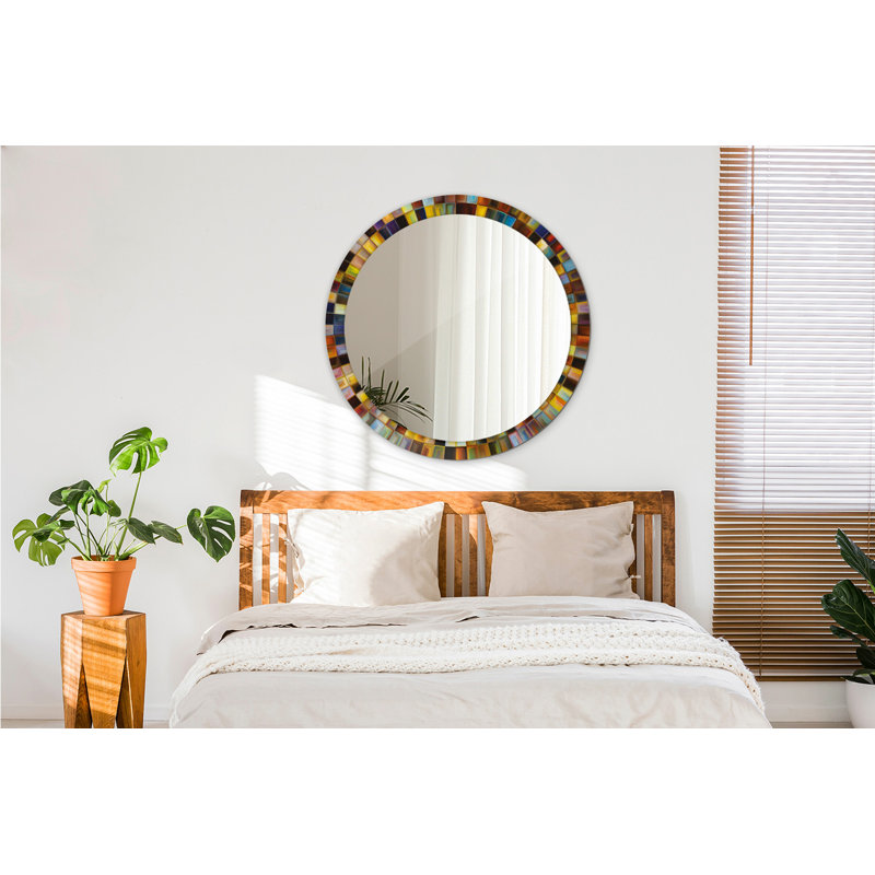 Huldar Glass Flat Wall Mirror