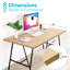 Plateau de table universel 30 x 20 po Kaboon, paquet de 2, noyer clair-121377248
