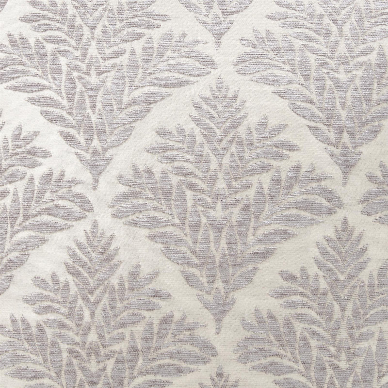 Anniemae Square Throw Pillow Cover, Silver