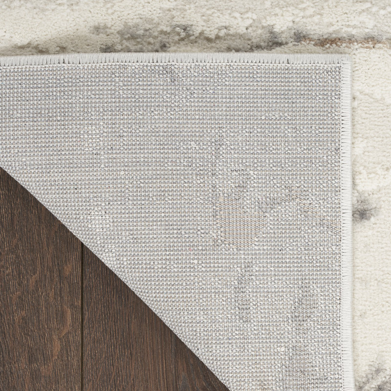 Rashea Geometric Indoor Rug, Rectangle 4' x 6'