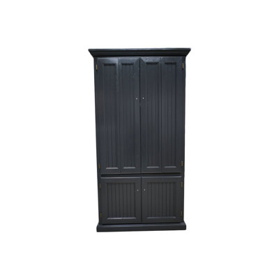 Neasa Solid Wood Base Armoire Desk