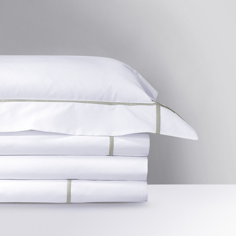 Athena Percale Pillow Case, King Pillowcase, Fjord
