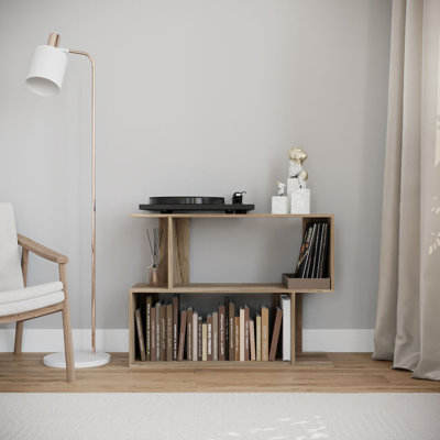 Sulmy Solid Wood Ladder Bookcase