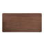  Ensemble de salle à manger rectangulaire en bois avec sièges rembourrés en noyer et beige-1372323104
