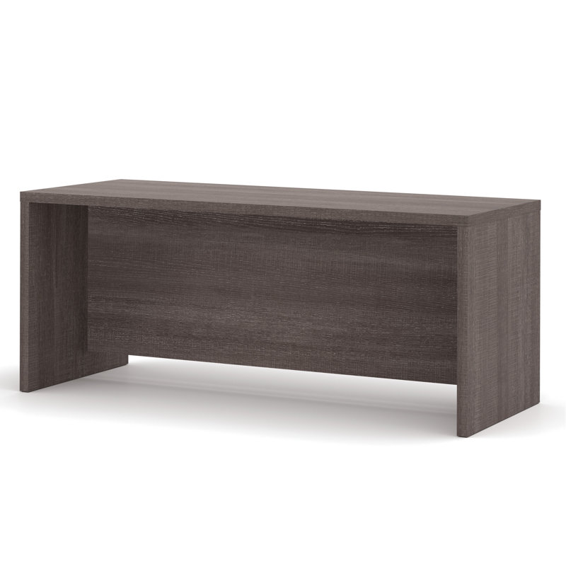 Coquille de bureau Idael, Gris écorce
