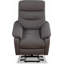 Fauteuil inclinable contemporain avec revêtement en tissu